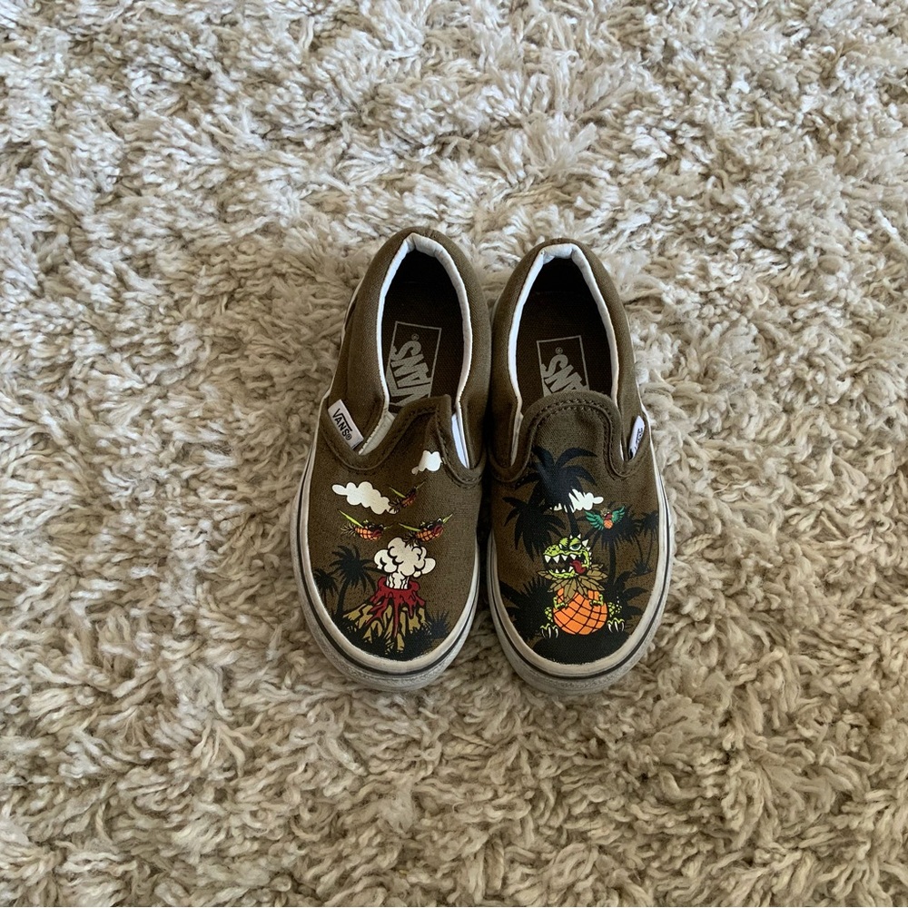 Vans Kids Tropical Slip-On Sneakers - Brown